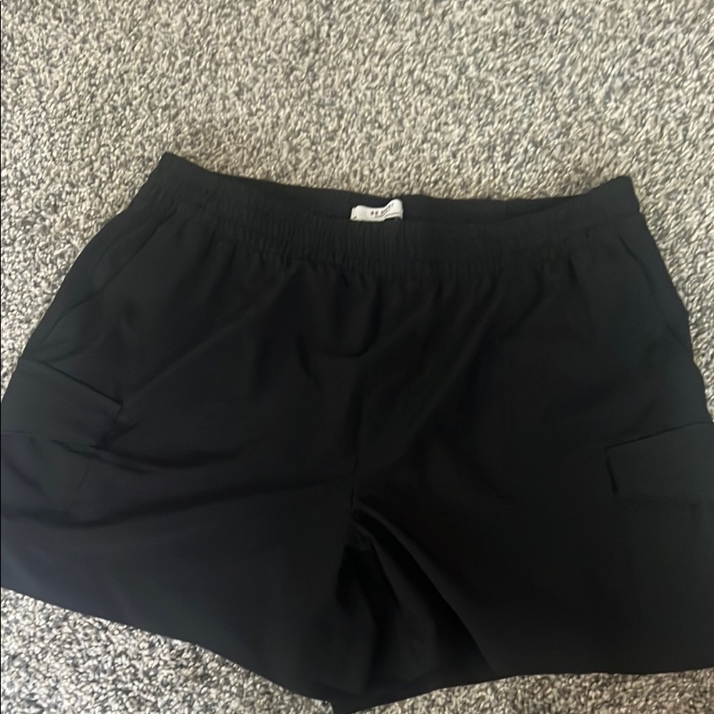 Women's Banana Republic Sport Black Shorts Medium NEW